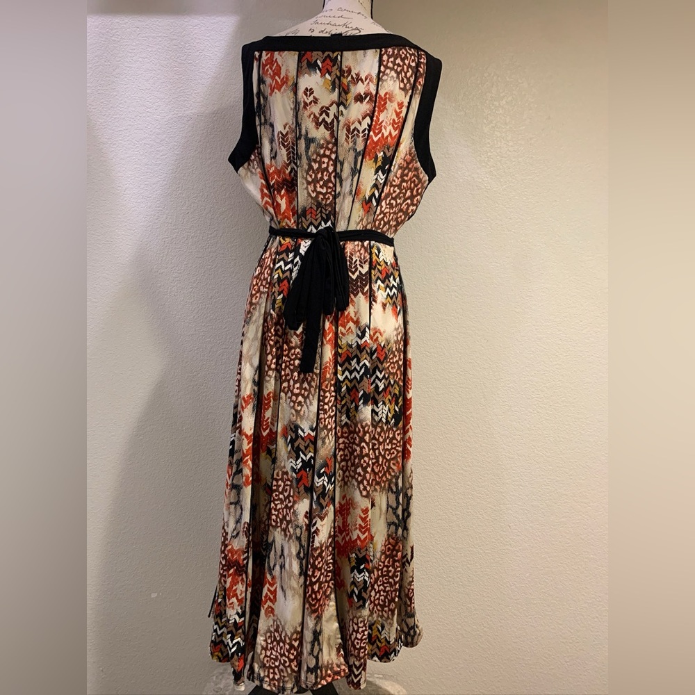 Perceptions Multicolor Patterned Maxi Dress - image 2